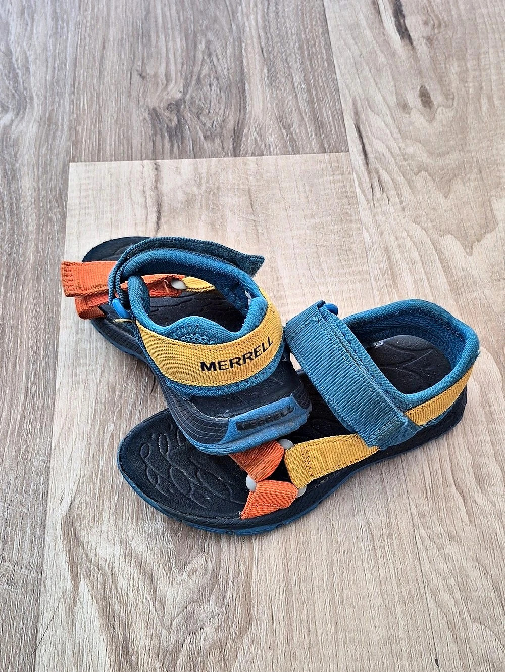 Merrell Hydro Sandal Kids Sandals Blue & Orange US 10